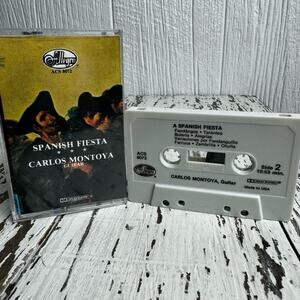 Carlos Montoya A Spanish Fiesta Vintage Cassette Tape Guitarist